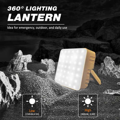 Paquete De 4 Linternas Led Recargables Por Usb Impermeable