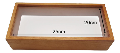 Caja De Sombra De Madera Con Marco De 10 Pulgadas