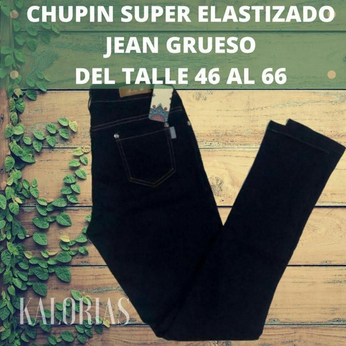 Jeans Super Elastizado Talle Especiales Grandes