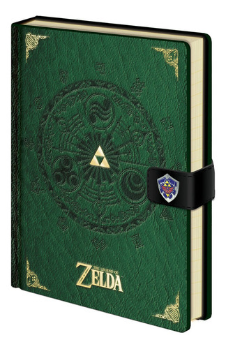 Libreta The Legend Of Zelda [a5] Cuaderno Premium Pasta Dura