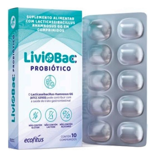 Liviobacc Probiótico 10 Comprimidos Ecofitus