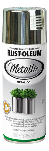 Pintura Acabado Metalico Plata Rust Oleum Metallic
