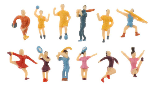 4 :100 Figuras De Plástico A Escala 12x, Figura Modelo De