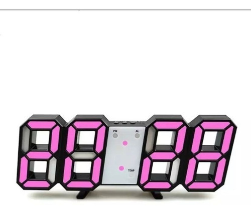 Reloj de mesa   digital Art Home TS-S60  color rosa 