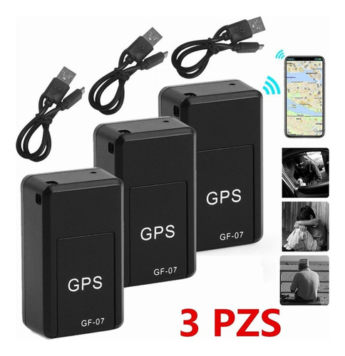 Paquete De 3 Dispositivos De Seguimiento Mini Gps Tracker Bu