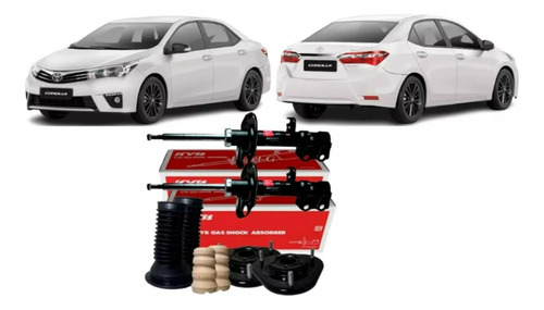 Kit Amortecedor Dianteiro Toyota Corolla 2015 2016 A 2019