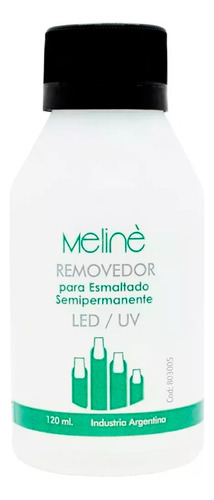 Removedor Para Esmalte Uñas Semipermanentes Meline X 120 Ml