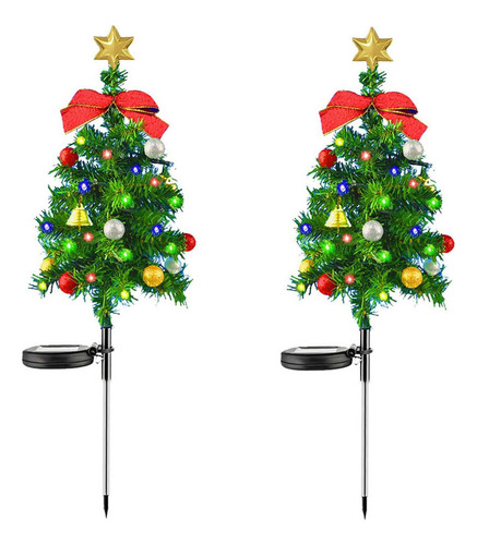 Luces Solares Compatible Con Camino Navideño, 12 Led, Luces