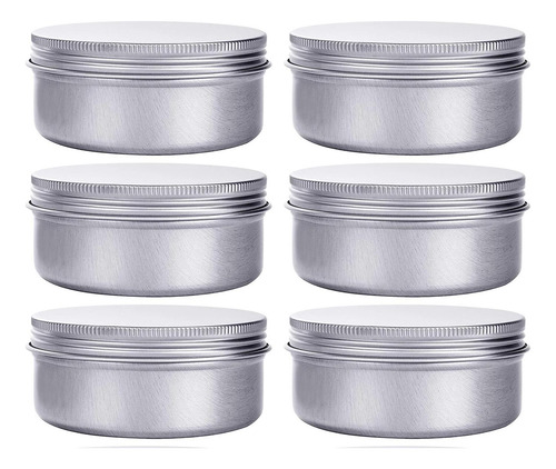 Latas De Aluminio De 6 Onzas, 180 Ml, Tapa De Rosca, Latas