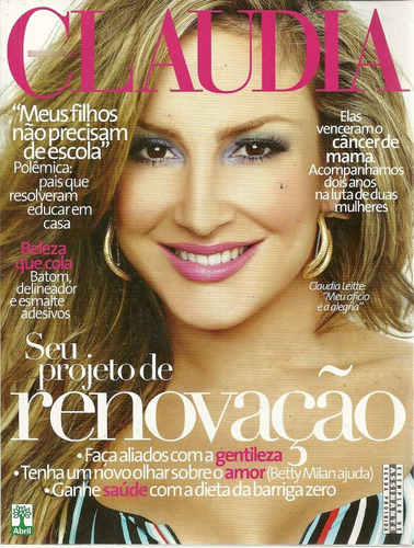 Revista Claudia N° 02 Ano 51 - Abril - Bonellihq Cx419