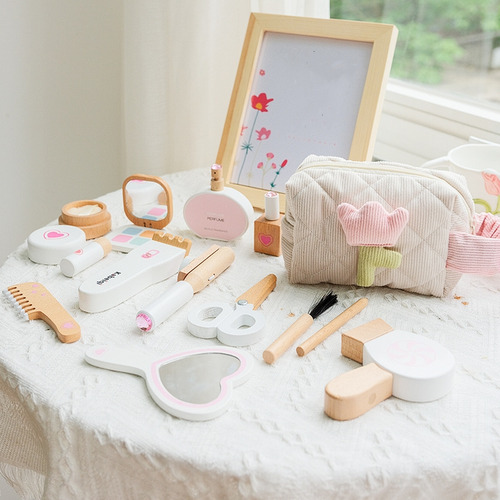 Kit De Maquillaje Para Niños, Brocha De Madera Para Cosplay,