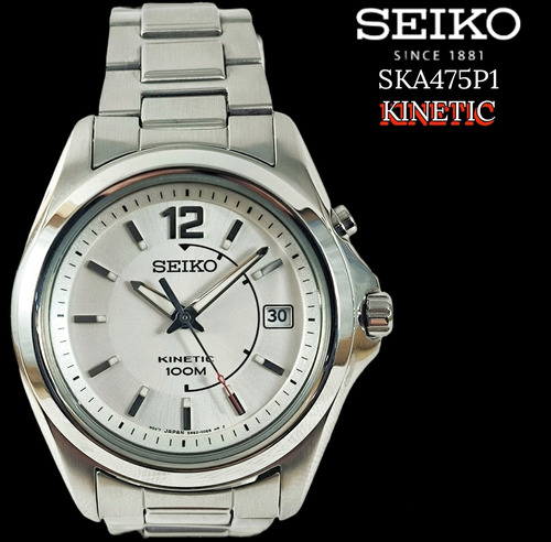 Seiko Kinetic Ska45p1 Date 40mm