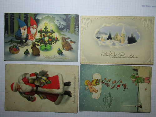 Alemania Lote Postales Hasta 1930  Feliz Navidad  E3