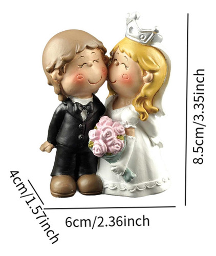 Figurado De Novios Topper De La Boda, Realista, Diy Wedding