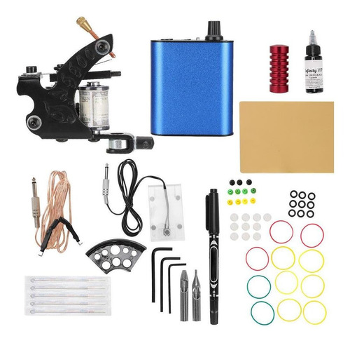 Imagen 5 de 9 de Kit De Máquina De Tatuar Pigmento