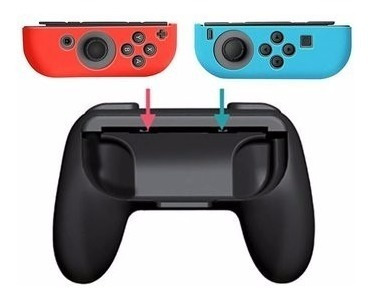 Nintendo Switch Control Pro Joy Con Sujetador Cargador 2 Pzs