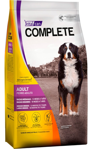Vital Can Complete Adulto Dog 3 Kg Mascota Food 
