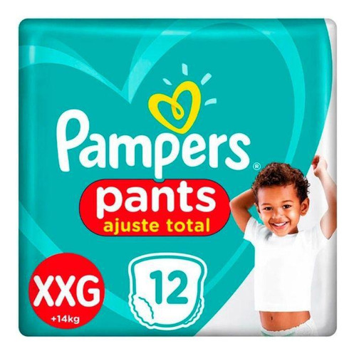 Fralda Pampers Pants Ajuste Total Xxg 12 Un