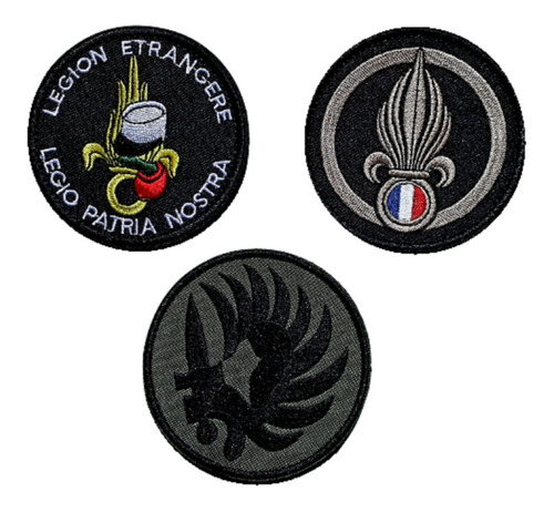 Oferta Set 3 Parches Militares Textiles Legión Extranjera