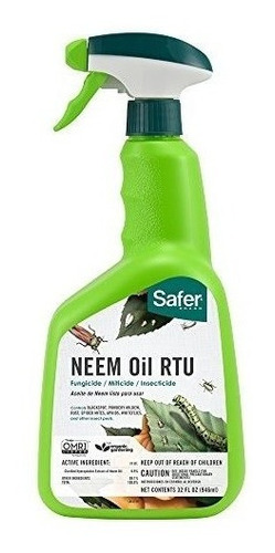 Mas Seguro 5180  6 Aceite De Neem Listo Para Usar Fungicida