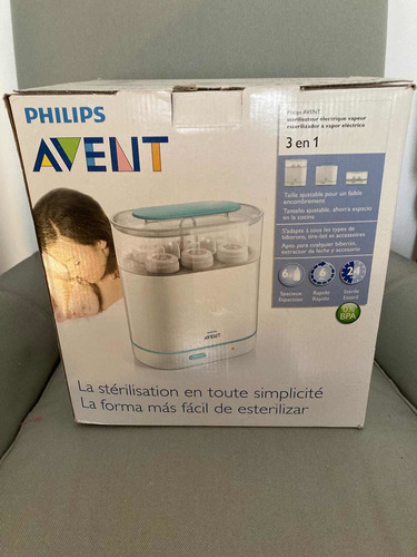 Esterilizador Avent Eléctrico - 11 Frascos Vidrio Almacenar