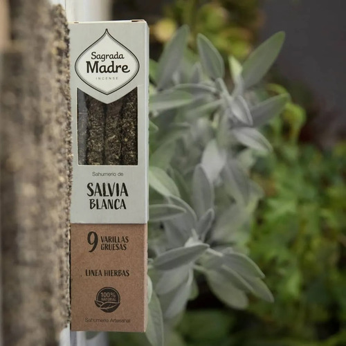 Salvia Blanca Sahumerios Hierbas y Resinas Sagrada Madre