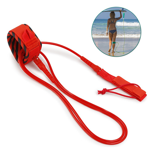 Correa Para Piernas Surf Leash Surf De 6 Pies/8 Pies/10 Pies