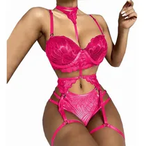 Comprar * Lenceria For Mujer Conjuntos Con Encaje Con Cuello Halter