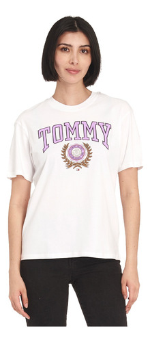 Camiseta Tommy Jeans Dw0dw17824 Mujer