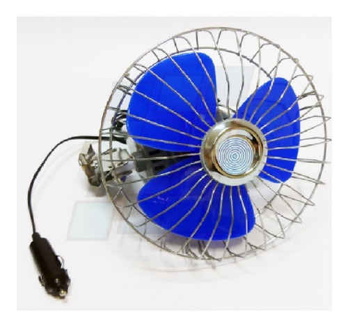 Imagen 2 de 9 de Ventilador 12v Para Auto Camioneta Camion 8 Pulgadas