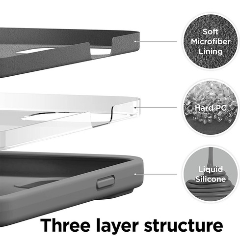 Funda De Silicona Liquida Para iPhone 13