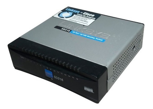 Switch Linksys 16 Puertos Ethernet Escritorio 100mb Uso Rudo (Usado)