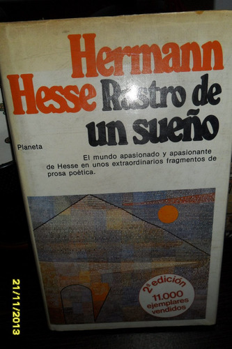 Hermann Hesse  Rastro De Un Sueño Usado