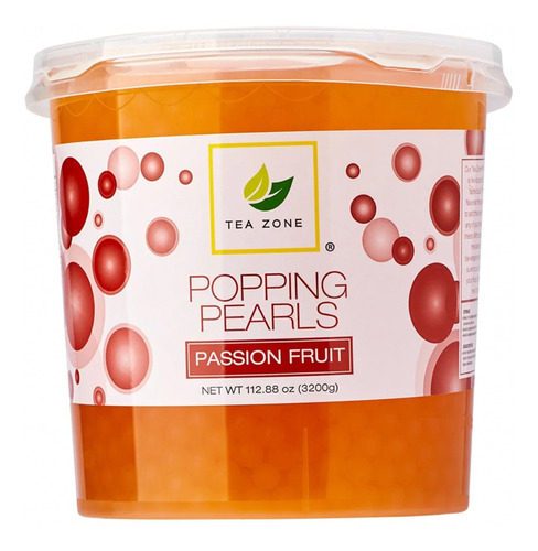 Perlas Explosivas Tea Zone - Fruta De La Pasion - 3.2 Kg