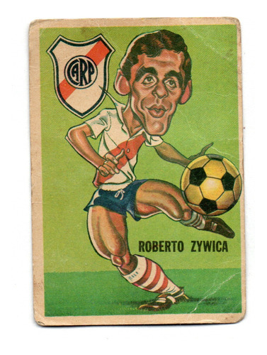 Figurita River Tarjeton Futbol Sport 1967 N° 41 Zywica