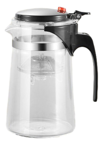 W Tetera De Vidrio Transparente Con Colador De Té, 900ml