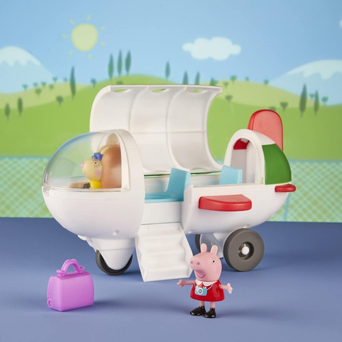 Juguete Peppa Pig Avión Air Peppa Con Ruedas Y Figura