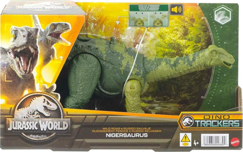 Nigerasaurus, Jurassic World Dinosaurio Dino Trackers Mattel