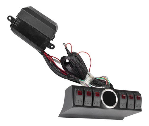 Botonera 6 Switch + Fusilera Jeep Jk Barras Faros Led 07-18