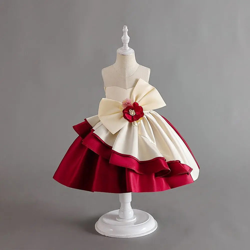 Vestido De Princesa Y Bebé Para Niña De 1 Año, Bautizo,  [u]