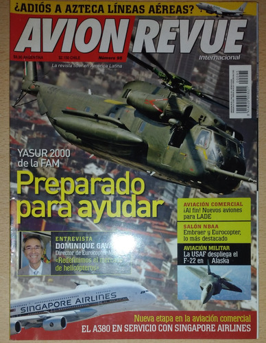 Revista Avión Revue Internacional N°95 Noviembre 2007