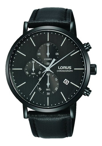 Reloj De Moda Lorus Modelo: Rm323fx9 Color de la correa Negro Color del bisel Negro Color del fondo Negro