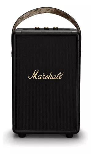 Parlante Bluetooth Marshall Tufton Color Black And Brass Color Negro