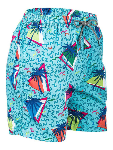 Short De Baño Flash Beach Celeste Solo Deportes