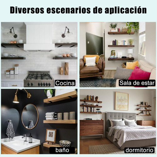 6 Pzs T Mueble Repisa 20cm Creatividad Mensulas Para Repisas
