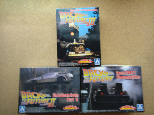 Back To The Future Pullback Delorean 1/43 Aoshima Gris (Usado)