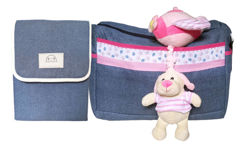 Bolso Maternal, Cambiador Y Un Regalo Especial Oso Cunero 