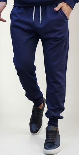 Jogger Liso Frizado Hombre
