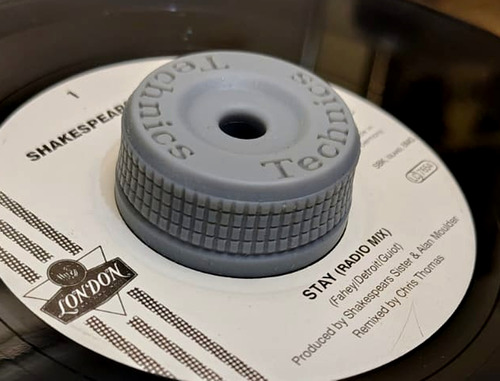 Technics Adaptador Para Disco Vinilo De 7 Pulgadas Azul