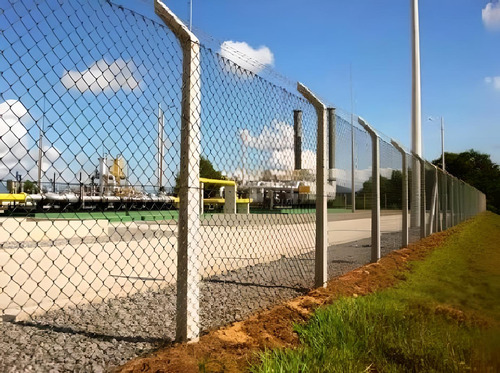 Mourão Coluna Poste De Concreto Cimento Curvo 2,5 Metros 10p